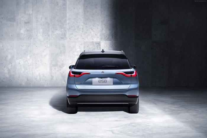 Nio ES8 electric car rear view