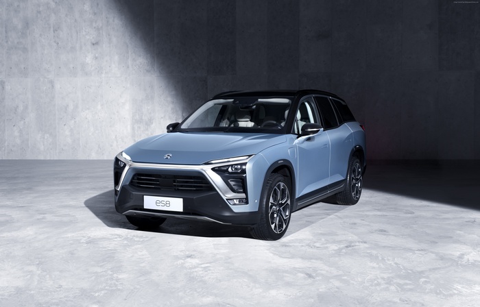 4K Nio ES8 Electric Car