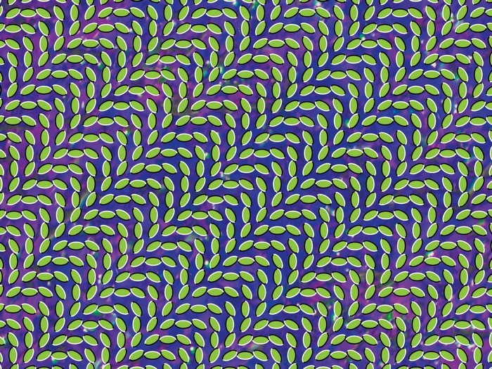 Psychedelic optical illusion pattern
