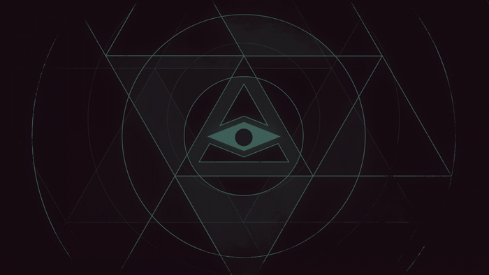 Geometric Eye of Providence illustration