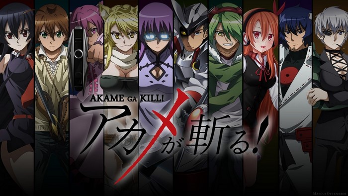 Akame ga Kill! characters montage