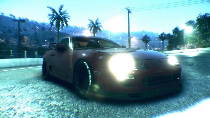 Red Toyota Supra from Need for Speed Underground