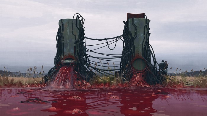 Artwork by Simon Stalenhag