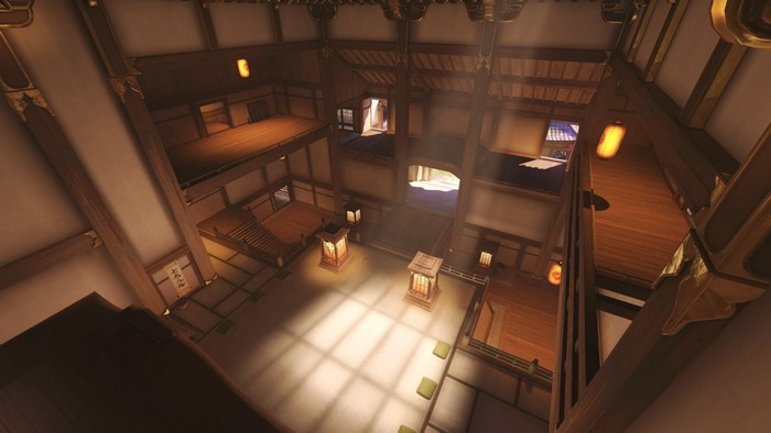 Hanamura Overwatch map interior design