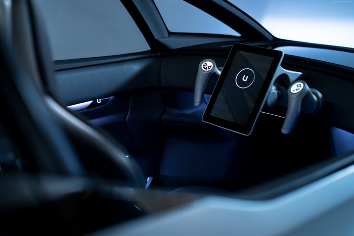 Interior of Uniti One electric car