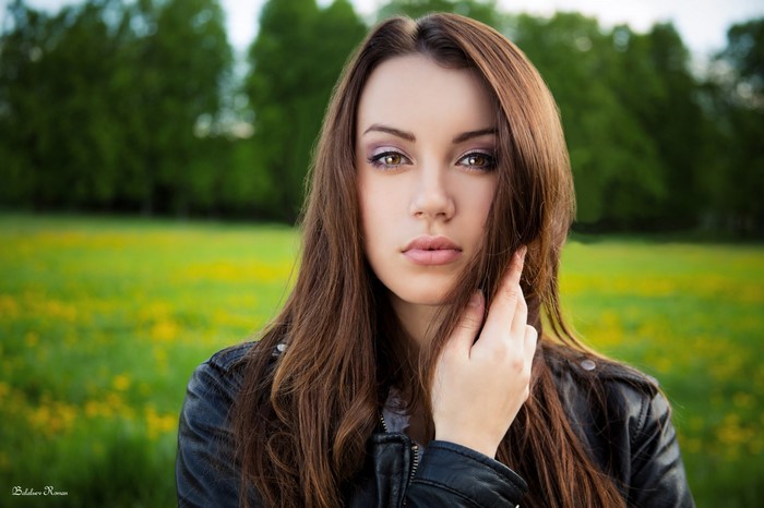 face, women outdoors, women, model, portrait, long hair, photography ...