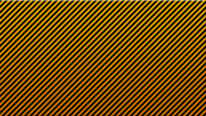 Yellow and black diagonal warning stripes pattern