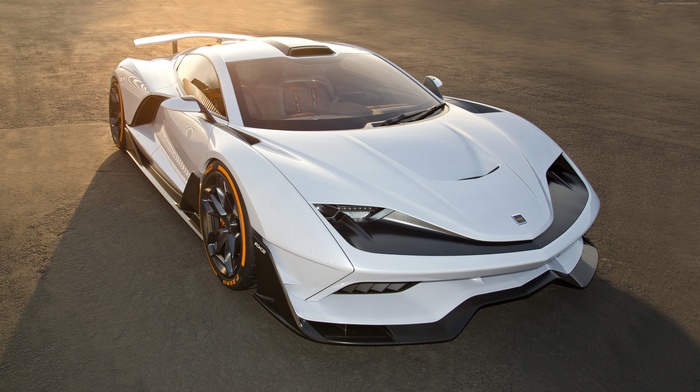 White Aria FXE electric car