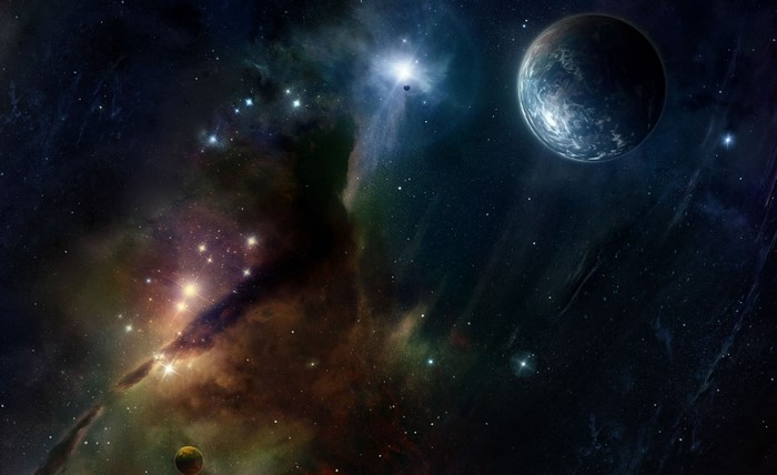 Planets and nebulae in outer space