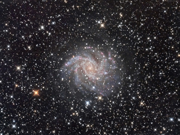 Messier 106 Galaxy in 4K