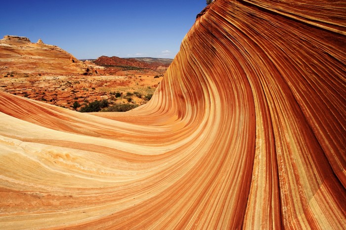 The Wave sandstone formation in Coyote Buttes, Arizona