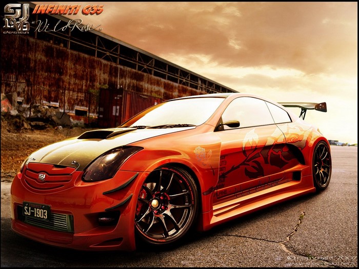 Infiniti G35 "Wild Rose" custom sports car
