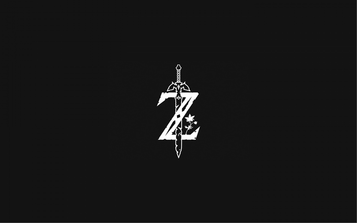 The Legend of Zelda Breath of the Wild Minimalist Logo