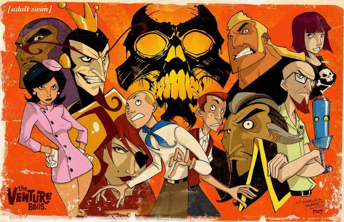 The Venture Bros. characters illustration