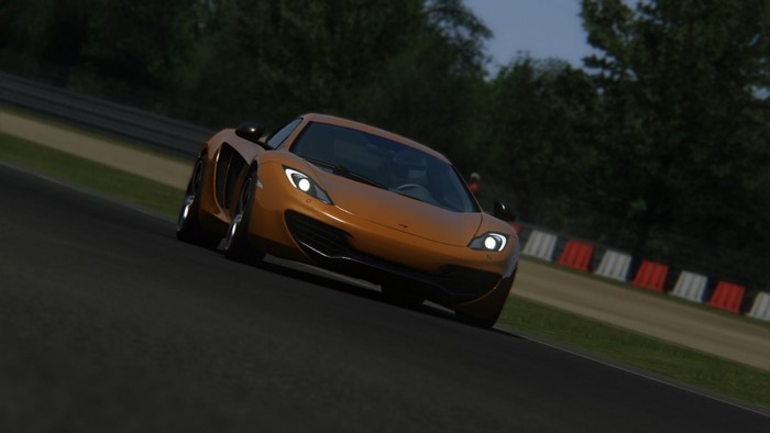 McLaren MP4-12C on Assetto Corsa race track