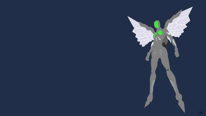 Silver Crow from Accel World with wings