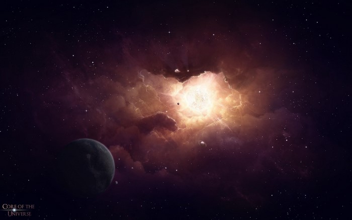 Core of the Universe Nebula with Planets
