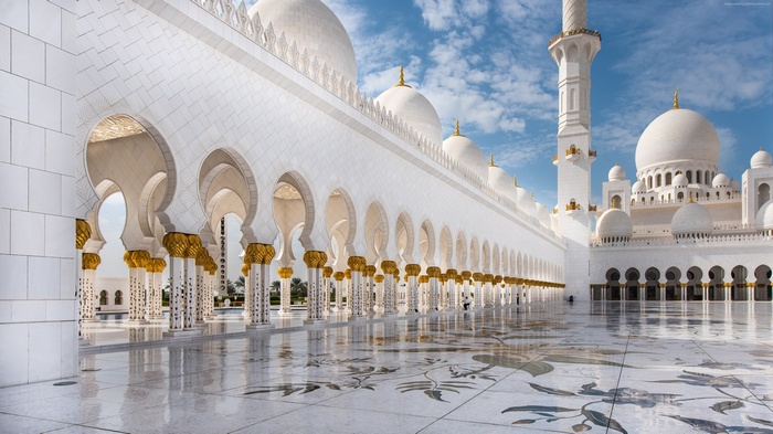Abu Dhabi, 4K, Sheikh Zayed Mosque