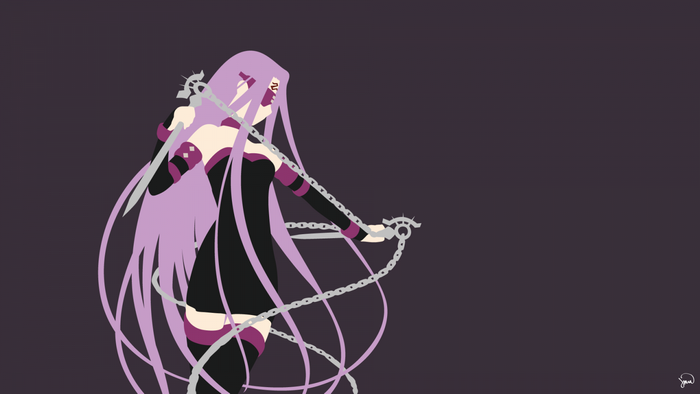 Rider from Fate/Stay Night with chains