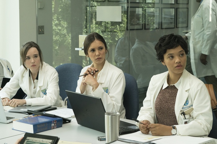 Nina Dobrev, Ellen Page, Kiersey Clemons from Flatliners