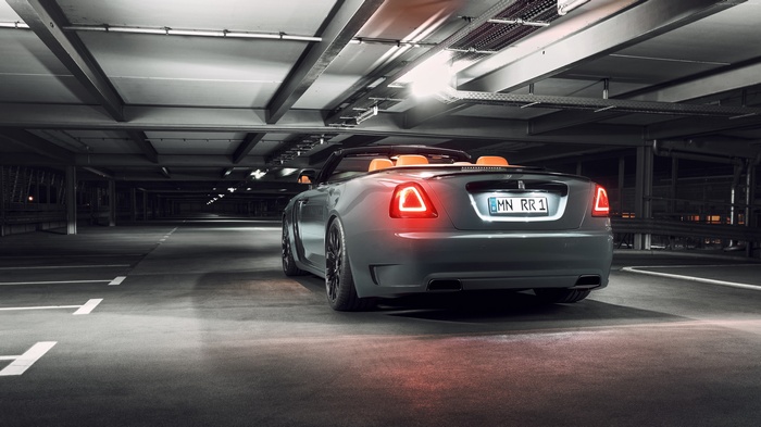 Rolls-Royce Dawn Overdose Convertible in Parking Garage