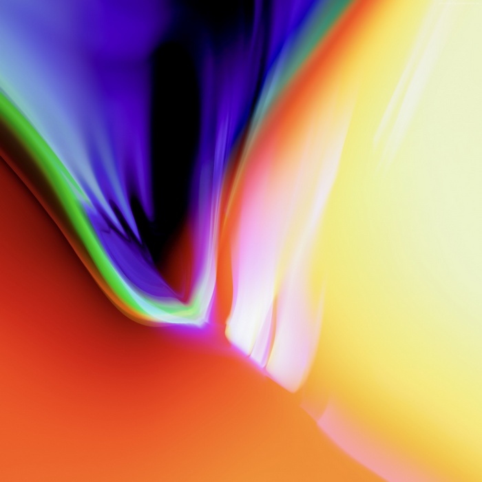 Abstract colorful light streaks