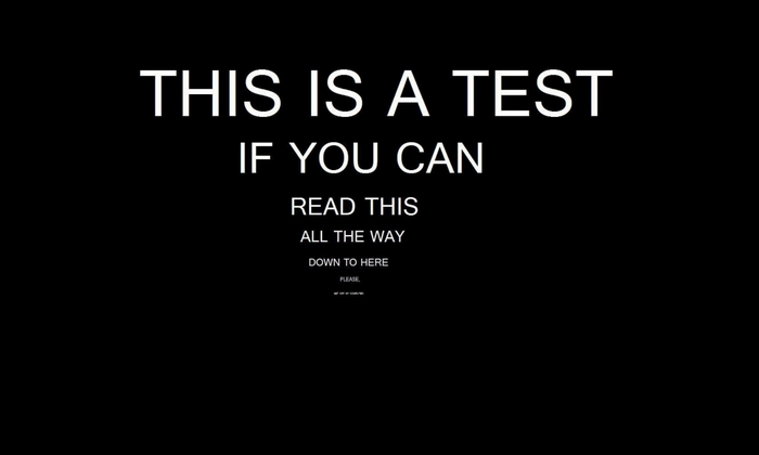 This is a test if you can read this