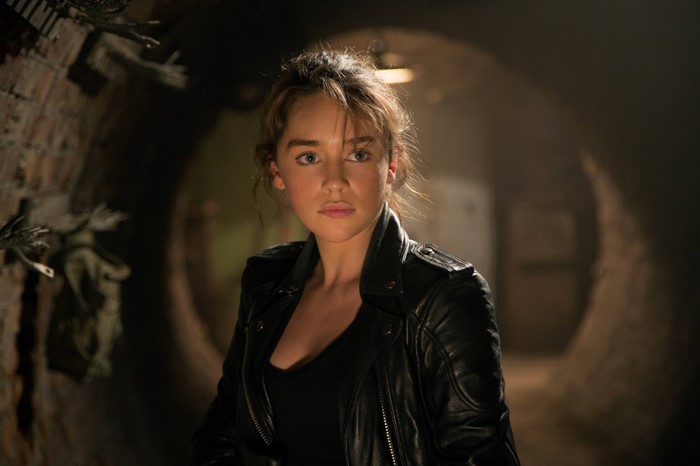 Emilia Clarke as Sarah Connor in Terminator Genisys