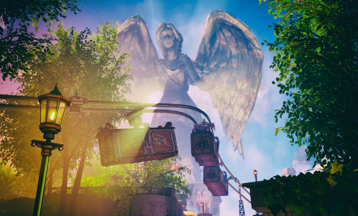 Statue of an angel in BioShock Infinite