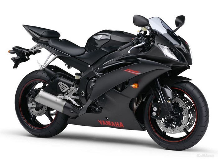 Black Yamaha R6 Motorcycle