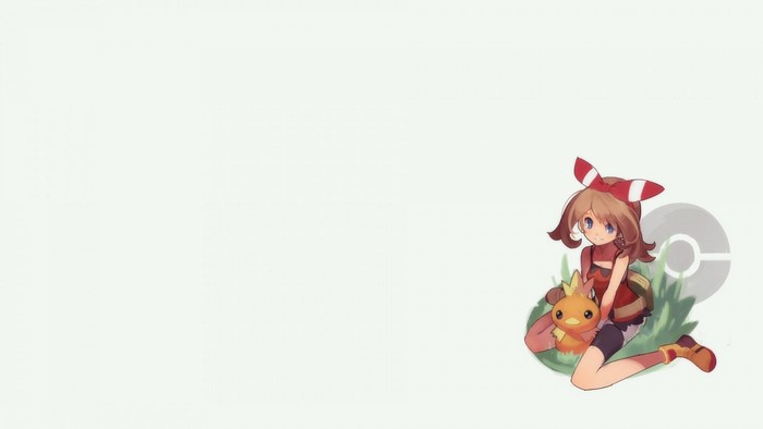 May and Torchic from Pokemon