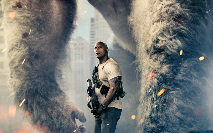 Dwayne Johnson in Rampage