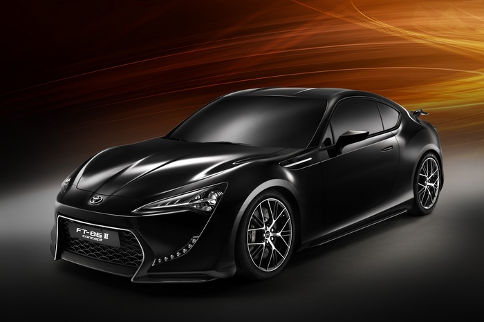 Black Toyota FT-86 II Concept Car