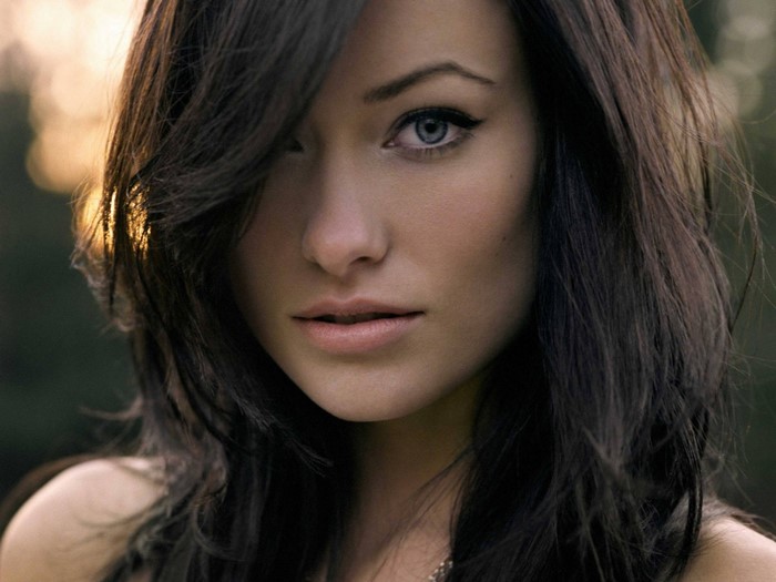Olivia Wilde portrait photography close up
