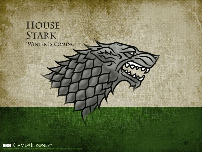 House Stark logo from Game of Thrones