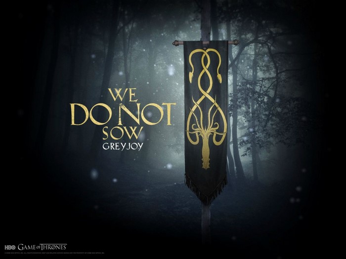 Game of Thrones Greyjoy We Do Not Sow Poster