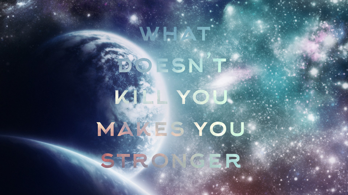 Quote about strength in space