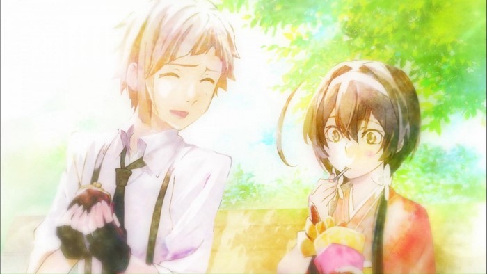 Atsushi Nakajima and Akiko Yosano from Bungo Stray Dogs