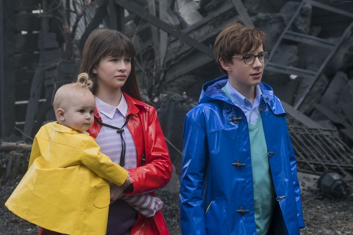 Violet, Klaus, and Sunny Baudelaire from A Series of Unfortunate Events