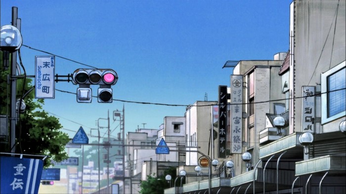 street, anime, road, transport, Aku no Hana, infrastructure, pedestrian ...