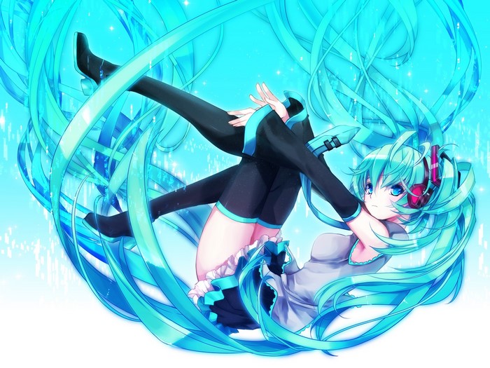 Hatsune Miku Vocaloid illustration