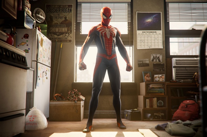 Spider-Man from Marvel's Spider-Man in a room