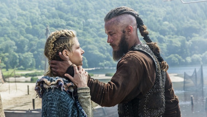 Ragnar Lodbrok and Lagertha Lothbrok from Vikings