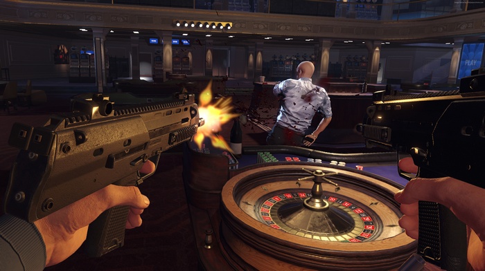Blood & Truth 4K screenshot in a casino