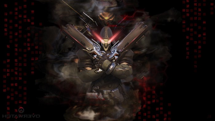 Reaper from Overwatch with dual shotguns