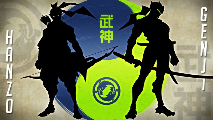 Hanzo and Genji from Overwatch