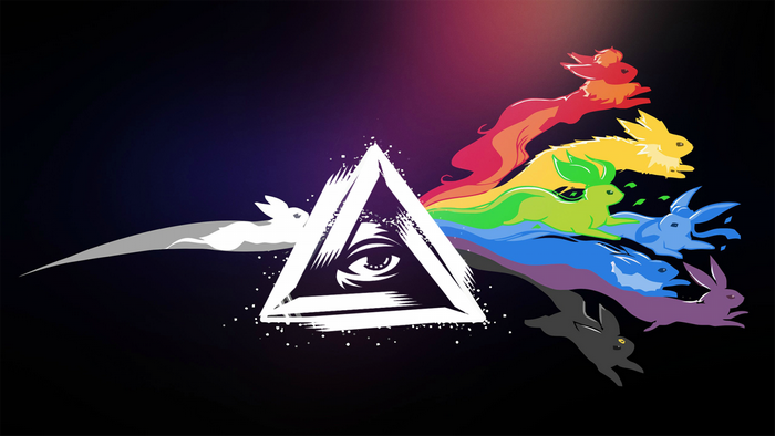 Eeveelutions and All-Seeing Eye Logo
