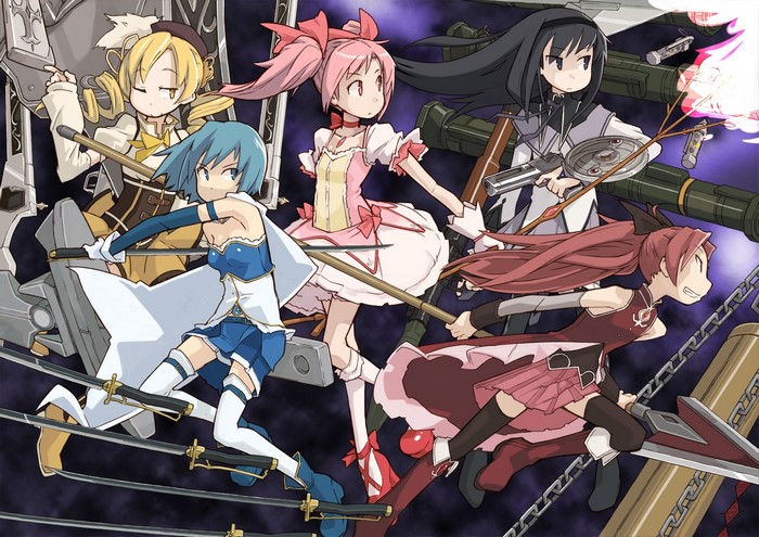 Magical Girls from Mahou Shoujo Madoka Magica