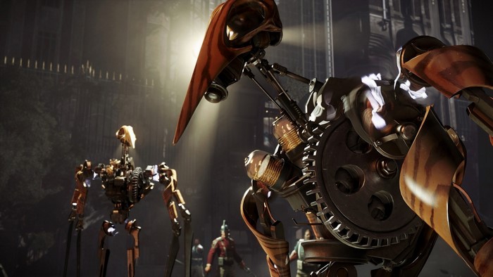 Clockwork Soldiers from Dishonored 2