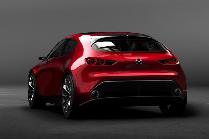 4K Mazda Kai Concept Car Rear View